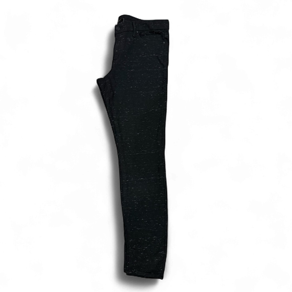 Mother The Looker Skinny Jeans “Sky Pirate” Black Speckled Size 32 - Picture 3 of 5